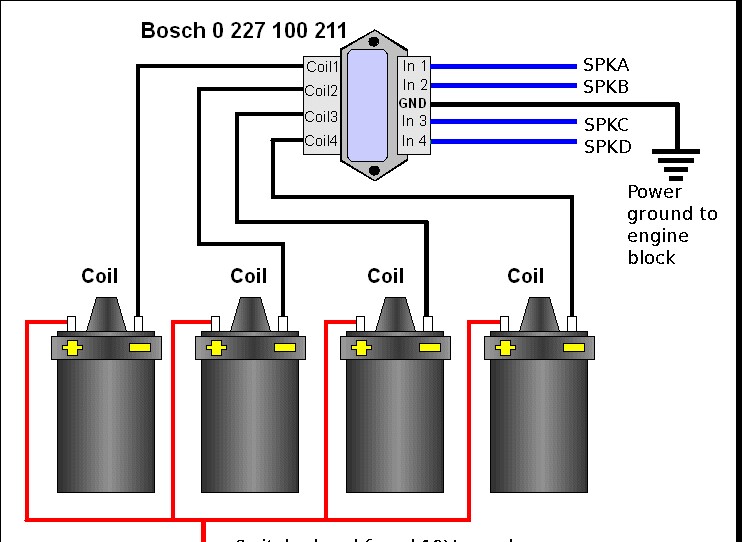 Схема подключения катушки зажигания 2112 - 90 фото